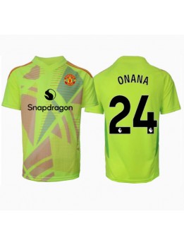 Manchester United Andre Onana #24 Målvakt Replika Borta Kläder 2024-25 Kortärmad